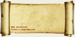 Aleksa Bjelan vizit kartica